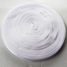 สายผ้า-ผ้ากุ๊น PP  ลายเรียบ ขนาด 3 หุน (1 cm) บรรจุ 50 เมตร สีขาว