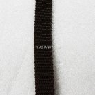 สายผ้า-ผ้ากุ๊น PP  ลายเรียบ ขนาด 3 หุน (1 cm) บรรจุ 50 เมตร สีน้ำตาลเข้ม รูป 2