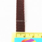 สายผ้า-ผ้ากุ๊น PP  ลายเรียบ ขนาด 3 หุน (1 cm) บรรจุ 50 เมตร สีน้ำตาลเข้ม รูป 3