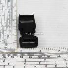 ตัวล็อคสายก้ามปูสี่เหลี่ยม พลาสติก ขนาด 3/4 นิ้ว (6 หุน) บรรจุ 400 อัน สีดำ รูป 3