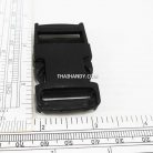 ตัวล็อคสายก้ามปูสี่เหลี่ยม พลาสติก ขนาด 1 นิ้ว บรรจุ 500 อัน สีดำ รูป 2