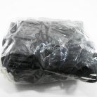 ตัวล็อคสายก้ามปูเต่า พลาสติก ขนาด 1.5 นิ้ว บรรจุ 100 อัน สีดำ