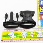ตัวล็อคสายก้ามปูเต่า พลาสติก ขนาด 1.5 นิ้ว บรรจุ 100 อัน สีดำ รูป 3