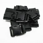 ตัวล็อคสายก้ามปูสี่เหลี่ยม พลาสติก ขนาด 1.5 นิ้ว แข็ง บรรจุ 1000 อัน สีดำ รูป 2