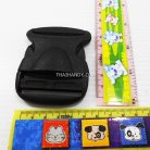 ตัวล็อคสายก้ามปูเต่า พลาสติก ขนาด 2 นิ้ว บรรจุ 10 อัน สีดำ รูป 2