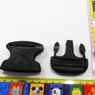 ตัวล็อคสายก้ามปูเต่า พลาสติก ขนาด 2 นิ้ว บรรจุ 10 อัน สีดำ รูป 3