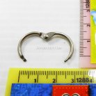 ห่วงสปริงกลม ขนาด 15 mm  บรรจุ 100 อัน สีนิเกิ้ล รูป 3