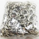 ห่วงสปริงกลม ขนาด 15 mm  บรรจุ 200 อัน สีนิเกิ้ล