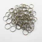 ห่วงพวงกุญแจ เฉพาะห่วง ขนาด 1.8 cm  บรรจุ 100 อัน สีนิเกิ้ล