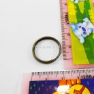 ห่วงพวงกุญแจ เฉพาะห่วง ขนาด 1.8 cm  บรรจุ 10 อัน สีทองรมดำ รูป 3