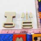 ตัวล็อคสายก้ามปูสี่เหลี่ยม พลาสติก ขนาด 1/2 นิ้ว (4 หุน) บรรจุ 400 อัน สีควันบุหรี่ รูป 2