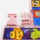 ตัวล็อคสายก้ามปูสี่เหลี่ยม พลาสติก ขนาด 1/2 นิ้ว (4 หุน) บรรจุ 100 อัน สีชมพู รูป 2