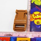 ตัวล็อคสายก้ามปูสี่เหลี่ยม พลาสติก ขนาด 1/2 นิ้ว (4 หุน) บรรจุ 400 อัน สีน้ำตาล รูป 3