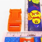 ตัวล็อคสายก้ามปูสี่เหลี่ยม พลาสติก ขนาด 1/2 นิ้ว (4 หุน) บรรจุ 400 อัน สีส้ม รูป 3