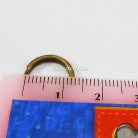 ห่วงพวงกุญแจ เฉพาะห่วง ขนาด 1 cm  บรรจุ 10 อัน สีทองรมดำ รูป 3