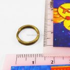 ห่วงพวงกุญแจ เฉพาะห่วง ขนาด 1 cm  บรรจุ 100 อัน สีทองรมดำ รูป 2