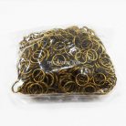 ห่วงพวงกุญแจ เฉพาะห่วง ขนาด 1 cm  บรรจุ 500 อัน สีทองรมดำ