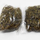 ห่วงพวงกุญแจ เฉพาะห่วง ขนาด 1 cm  บรรจุ 1000 อัน สีทองรมดำ