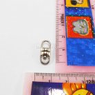 ตัวเหวี่ยงข้อหมุน เหล็ก ขนาด 9 x 20.6 mm (ใหญ่) บรรจุ 500 ชุด สีนิเกิ้ล รูป 3