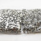 ตะปูย้ำหน้าเดียว หน้ากว้าง 8 มิล ขนาดขายาว 10 mm  บรรจุ 2000 ชุด สีนิเกิ้ล