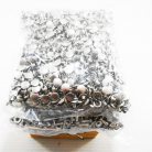 ตะปูย้ำหน้าเดียว หน้ากว้าง 8 มิล ขนาดขายาว 12 mm  บรรจุ 6000 ชุด สีนิเกิ้ล