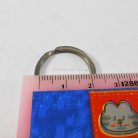 ห่วงพวงกุญแจแบนหนา พร้อมโซ่ข้อต่อสามเหลี่ยม ขนาด 2 cm  บรรจุ 10 อัน สีนิเกิ้ล รูป 3