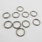 ห่วงเหล็กกลม ขนาด 16 mm  บรรจุ 10 อัน สีนิเกิ้ล