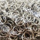 ห่วงเหล็กกลม ขนาด 16 mm  บรรจุ 1 กิโลกรัม สีนิเกิ้ล รูป 2