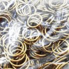 ห่วงเหล็กกลม ขนาด 16 mm  บรรจุ 1 กิโลกรัม สีทองรมดำ รูป 2