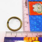 ห่วงเหล็กกลม ขนาด 16 mm  บรรจุ 100 อัน สีทองรมดำ รูป 3