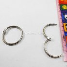 ห่วงสปริงกลม ขนาด 32 mm  บรรจุ 10 อัน สีนิเกิ้ล รูป 3