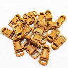 ตัวล็อคสายก้ามปูสี่เหลี่ยม พลาสติก ขนาด 3/8 นิ้ว (3 หุน) บรรจุ 500 อัน สีน้ำตาล รูป 2