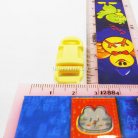 ตัวล็อคสายก้ามปูสี่เหลี่ยม พลาสติก ขนาด 3/8 นิ้ว (3 หุน) บรรจุ 10 อัน สีเหลือง รูป 2