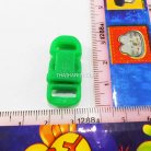 ตัวล็อคสายก้ามปูสี่เหลี่ยม พลาสติก ขนาด 3/8 นิ้ว (3 หุน) บรรจุ 100 อัน สีเขียว รูป 2