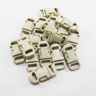 ตัวล็อคสายก้ามปูสี่เหลี่ยม พลาสติก ขนาด 3/8 นิ้ว (3 หุน) บรรจุ 500 อัน สีครีม รูป 2