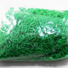 ตัวล็อคสายก้ามปูสี่เหลี่ยม พลาสติก ขนาด 3/8 นิ้ว (3 หุน) บรรจุ 500 อัน สีเขียว