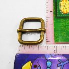 ตัวปรับสายโลหะ 2 ช่อง ขนาด 0.5 นิ้ว (4 หุน หรือ 15 mm)ทรงสูง บรรจุ 100 อัน สีทองรมดำ รูป 2