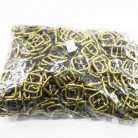 ตัวปรับสายโลหะ 2 ช่อง ขนาด 0.5 นิ้ว (4 หุน หรือ 15 mm)ทรงสูง บรรจุ 500 อัน สีทองรมดำ