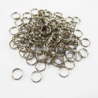 ห่วงพวงกุญแจ เฉพาะห่วง ขนาด 0.8 cm  บรรจุ 100 อัน สีนิเกิ้ล