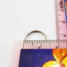 ห่วงพวงกุญแจ เฉพาะห่วง ขนาด 1.2 cm  บรรจุ 10 อัน สีนิเกิ้ล รูป 3