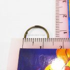 ห่วงพวงกุญแจ เฉพาะห่วง ขนาด 1.2 cm  บรรจุ 100 อัน สีทองรมดำ รูป 2