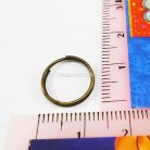 ห่วงพวงกุญแจ เฉพาะห่วง ขนาด 1.2 cm  บรรจุ 500 อัน สีทองรมดำ รูป 2