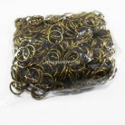 ห่วงพวงกุญแจ เฉพาะห่วง ขนาด 1.36 cm  บรรจุ 500 อัน สีทองรมดำ