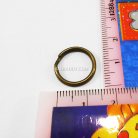 ห่วงพวงกุญแจ เฉพาะห่วง ขนาด 1.36 cm  บรรจุ 500 อัน สีทองรมดำ รูป 2