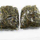 ห่วงพวงกุญแจ เฉพาะห่วง ขนาด 1.36 cm  บรรจุ 1000 อัน สีทองรมดำ