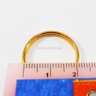 ห่วงพวงกุญแจ พร้อมโซ่ข้อต่อกลม ขนาด 2 cm  บรรจุ 500 อัน สีทอง รูป 2