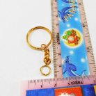 ห่วงพวงกุญแจ พร้อมโซ่ข้อต่อกลม ขนาด 2 cm  บรรจุ 500 อัน สีทอง รูป 3