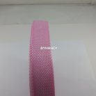 สายผ้า-ผ้ากุ๊น PP  ลายเวอร์จิ้น ขนาด 1 นิ้ว บรรจุ 1 เมตร สีชมพูอ่อน รูป 2