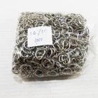 ห่วงเหล็กตัว D  ขนาด 10 mm  บรรจุ 1000 อัน สีนิเกิ้ล