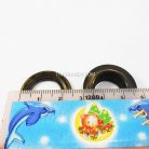 ตาไก่ เหล็ก ขนาด 16 mm (30) บรรจุ 10 ชุด สีทองรมดำ รูป 3